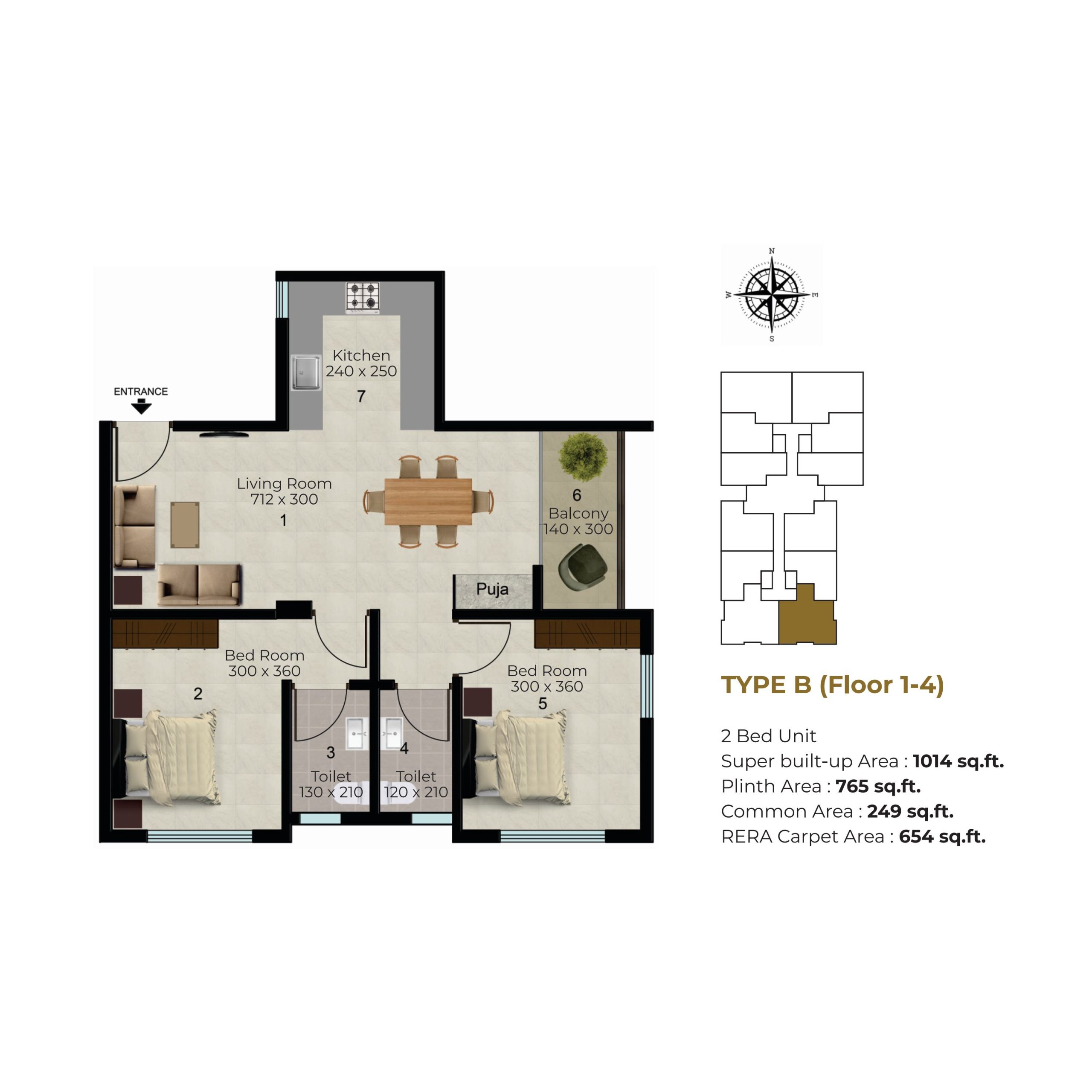 Senior citizen apartment complex lush therapeutic gardens for walking and nature connection Kalpathy
